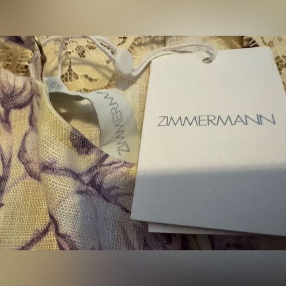 ZIMMERMANN
HALLIDAY SWING MINI DRESS YELLOW/LILAC FLORAL #23 - Picture 5 of 11